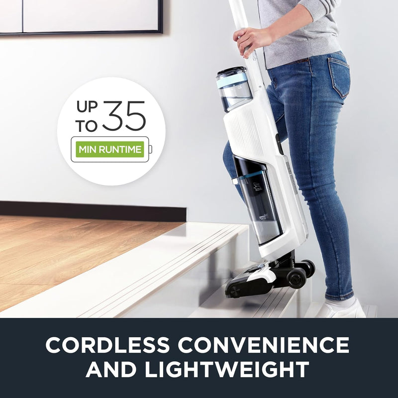 EUREKA NEW500 Cordless Wet Dry Vacuum Mop - Black/White - Scratch & Dent