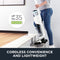 EUREKA NEW500 Cordless Wet Dry Vacuum Mop - Black/White Like New