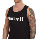 HURLEY MEN'S ONE & ONLY GRAPHIC TANK TOP - SIZE: MEN L - BLACK - Brand New