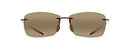 Maui Jim Lighthouse Rectangular Sunglasses Rootbeer/HCL Bronze - Scratch & Dent