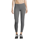 HANES WOMEN'S HANES STRETCH JERSEY LEGGINGS SIZE: LARGE - CHARCOAL HEATHER - Like New