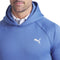631239 PUMA MENS PEBBLE HOODIE BLUE HORIZON SIZE MEN M - Brand New