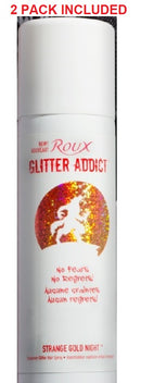 Roux Glitter Addict Temporary Glitter Hair Spray 2oz - Pack of 2 New