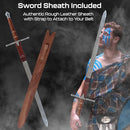Whetstone Medieval Sword - William Wallace Double-Edged Blade Sword - Brand New