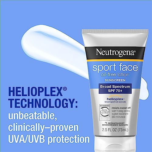 KENVUE NEUTROGENA SPORT FACE SUNSCREEN BROAD SPECTRUM SPF 70+ 2.5 FL OZ - Like New