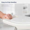 Drive Medical 12486 Folding Shower Chair Bath Bench Drainage B002VWJZ1K - White - Brand New