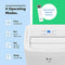 VREMI 10,000 BTU PORTABLE AIR CONDITIONER WITH HORIZONTAL DESIGN - WHITE - Like New