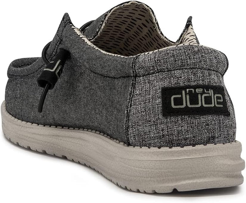 110064985 Hey Dude Men’s Wally Chambray Black 10 - Like New