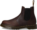 2976 Dr. Martens Unisex Chelsea Boot Waxed Full Grain Men's Chestnut Brown 8 - Like New