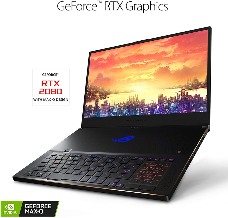 ASUS ROG ZEPHYRUS S 17.3" FHD i7-8750H 16 1TB SSD RTX 2080 GX701GX-XS76 - Like New