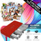SERENELIFE WIRELESS INSTANT PHOTO PRINTER - PORTABLE BORDERLESS PICTURES - RED - Like New