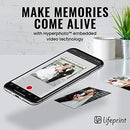 LIFEPRINT 2X3 PHOTO AND VIDEO PRINTER FOR IPHONE AND ANDROID - BLACK - Like New