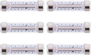 6 Pack Fridge Refrigerator Freezer Thermometer - Brand New