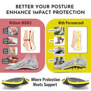 PERSEVERANX NASA GRADE PLANTAR FASCIITIS INSOLES MEN&WOMAX BETWEEN 9-10.5 BLACK - Like New