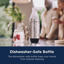 SODASTREAM TERRA SPARKLING WATER MAKER WITH CO2 AND CARBONATING BOTTLE - BLACK - Like New