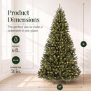 Best Choice Products Artificial Christmas Tree, 6ft Premium Pre-Lit B07XJRCX3J - Brand New