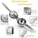 AFFOX PREMIUM LEMON SQUEEZER EXTRA LARGE JUICE EXTRACTOR - SILVER - Like New