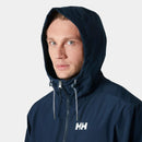 HELLY HANSEN MEN'S SANDOY RAIN JACKET - SIZE: MEN M - NAVY - Brand New