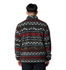 COLUMBIA MEN'S RUGGED RIDGE HALF SNAP FLEECE - SIZE LARGE - BLACK-MADRAS-MULTI - Like New