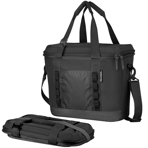 CLEVERMADE COLLAPSIBLE INSULATED COOLER BAG – 30 CAN LEAKPROOF SOFT COOLER - Like New