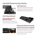 Das Keyboard Model S Wired Cherry MX Blue Mechanical Switches - Black - Like New