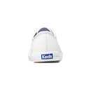 KEDS WOMEN'S CHAMPION LEATHER LACE UP SNEAKER - SIZE: WOMEN 9 - WHITE - Like New