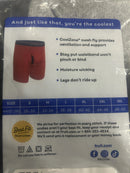 FRUIT OF THE LOOM COOL ZONE FLY BOXER BRIEFS 3 PACK - SIZE: MEN L - BLACK/GRAY - Brand New
