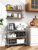 Simple Deluxe Heavy Duty 3-Shelf Shelving Unit 3 Tier Chrome 24.02" D x 13.78" W - Brand New
