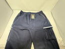 BLUE ICE MEN'S SLIM-FIT CARGO JOGGER PANTS - SIZE: MEN 2XL - NAVY - Brand New