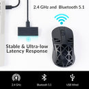 KEYCHRON M3 MINI 4K WIRELESS BLUETOOTH 5.1/2.4 GHZ MOUSE ULTRA LIGHTWEIGHT BLACK - Like New