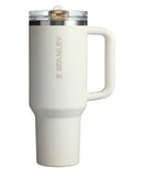 STANLEY QUENCHER PROTOUR FLIP STRAW TUMBLER WITH LID BUILT-IN STRAW - CREAM - Like New