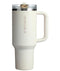 STANLEY QUENCHER PROTOUR FLIP STRAW TUMBLER WITH LID BUILT-IN STRAW - CREAM - Like New