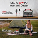 ROCKPALS 300W Portable Power Station 280wh 78000mAh 110V - Scratch & Dent