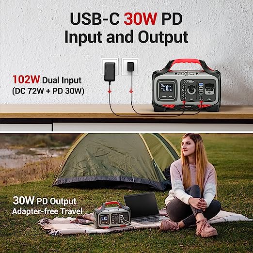 ROCKPALS 300W Portable Power Station 280wh 78000mAh 110V - Scratch & Dent
