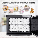 DEPFALL Hot Towel Warmer, 23L Large Capacity, 2-in-1, Fast Heating, Black - Brand New