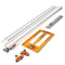 BORA 5-Piece NGX Deluxe Clamp Edge System Set for Making Precision Cuts - ORANGE - Like New