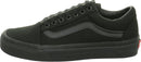 VANS OLD SKOOL UNISEX ADULTS' LOW-TOP TRAINERS, SIZE 7 - BLACK/BLACK - Like New