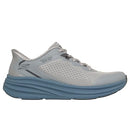 117756 SKECHERS BOBS HANDS-FREE SLIP-INS WOMEN 10 GRAY/BLUE - Like New