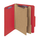 SMEAD Safeshield Classification Folder 2 Div 10/BX Letter 14031 - Red - Brand New