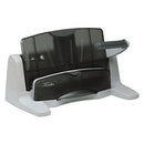SWINGLINE 3 HOLE PUNCH, 40 SHEET CAPACITY, LIGHTTOUCH LOW EFFORT - BLACK/GRAY - Like New