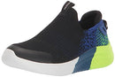 Skechers Boys Ultra Flex 3.0 Vektron Shoes Black/Blue/Lime Size 5 Big Kid - Brand New
