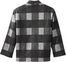 SILVERTS MAGNET CLOSE ADAPTIVE SHERPA LINED SHIRT JACKET SIZE: L - BLACK/GRAY - Brand New