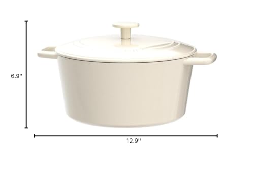 CUISINART CHEF'S CLASSIC Covered Casserole (CREAM, 7- Quart) - CREAM - Brand New