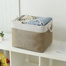 TcaFmac Organization Storage Basket 16x12x12 inch Large 2 Pack B0BVQTP9GR White - Brand New