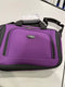 US TRAVELER 20" CARRY ON LUGGAGE SOFTSIDE SUITCASE, PURPLE, 4 WHEEL-2 PIECE - Like New