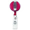ADVANTUS TRANSLUCENT RETRACTABLE ID CARD REEL 30" EXTENSION RED 12/PACK - Brand New