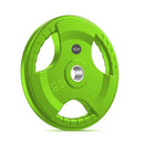 SPART 2-Inch Color Rubber Coated Olympic Grip Plate, 25LB - GREEN - Like New
