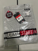 JUMP START GREY 2XL SHORT SLEEVE POLO SHIRT - GRAY - Brand New