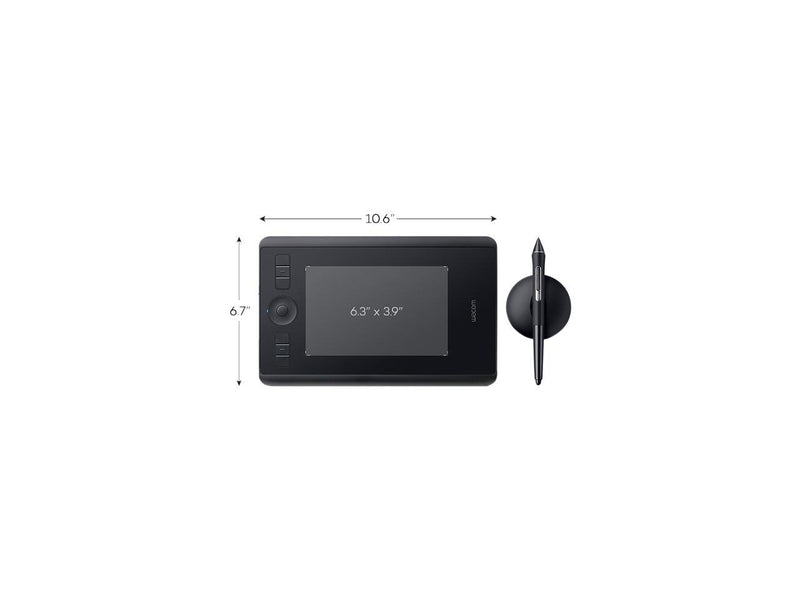 Wacom Intuos Pro Small Bluetooth Graphics Drawing Tablet, 6 Customizable