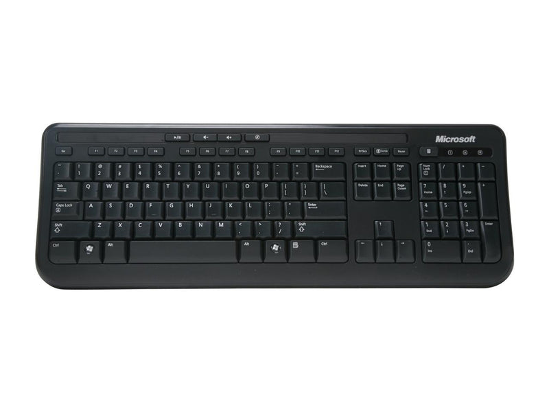 Microsoft Wired Desktop 600 (Black) - Wired Keyboard and Mouse Combo. USB